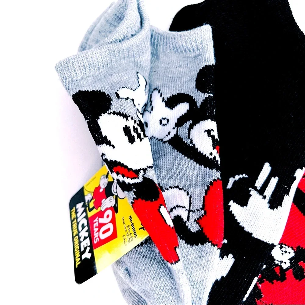 Disney Mickey Mouse No Show Socks Little Boys Girls Disneyland Disney World